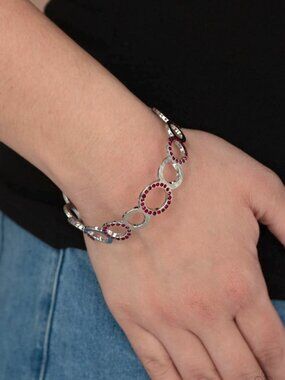 Paparazzi Jewelry - Future, Past, and POLISHED - Red Bracelet - Vintage